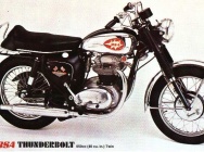 Мотоцикл BSA hunderbolt 1967 фото