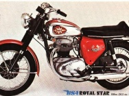 Мотоцикл BSA oyal Star 500 1967 фото