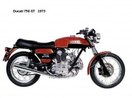 Мотоцикл Ducati 750GT 1973 фото