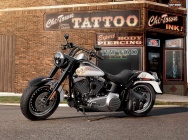 Мотоцикл Harley Davidson FLSTFB Softail Fat Boy Lo 110th Anniversary 2013 фото