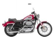 Мотоцикл Harley Davidson XL 1200C Sportster Custom 2000 фото