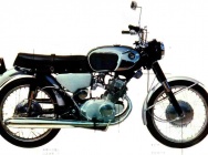 Мотоцикл Honda CB 125 Benli 1967 фото