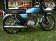 Мотоцикл Honda CB 125T 1976 фото
