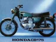 Мотоцикл Honda CB 175 1969 фото