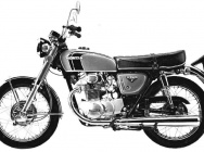 Мотоцикл Honda CB 250 1972 фото