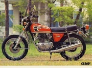 Мотоцикл Honda CB 360T 1975 фото