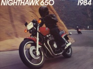 Мотоцикл Honda CB 650SC Nighthawk 1982 фото