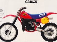 Мотоцикл Honda CR 480 R 1983 фото