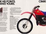 Мотоцикл Honda CR 480 R 1983 фото