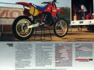 Мотоцикл Honda CR 500 R 1987 фото