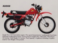 Мотоцикл Honda XL 100 S 1984 фото