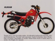 Мотоцикл Honda XL 200 R 1984 фото