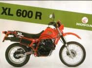 Мотоцикл Honda XL 600R 1983 фото