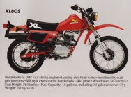 Мотоцикл Honda XL 80 S 1984 фото