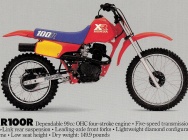 Мотоцикл Honda XR 100 R 1986 фото