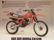 Мотоцикл Honda XR 200 R 1981 фото