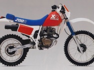 Мотоцикл Honda XR 200 R 1986 фото