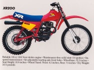 Мотоцикл Honda XR 200 1984 фото