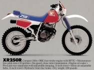Мотоцикл Honda XR 250 R 1986 фото