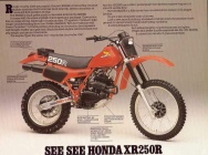 Мотоцикл Honda XR 250R 1981 фото
