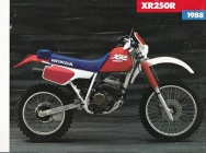 Мотоцикл Honda XR 250R 1988 фото