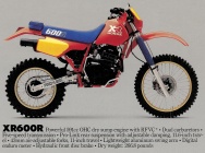 Мотоцикл Honda XR 600 R 1986 фото