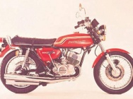 Мотоцикл Kawasaki H1 500 Mach III 1972 фото