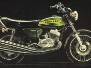 Мотоцикл Kawasaki H2 750 Mach IV 1974 фото