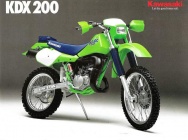 Мотоцикл Kawasaki KDX 200 1984 фото