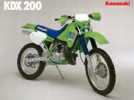 Мотоцикл Kawasaki KDX 200 1989 фото