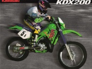 Мотоцикл Kawasaki KDX 200 1995 фото