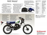 Мотоцикл Kawasaki KE 100 1987 фото