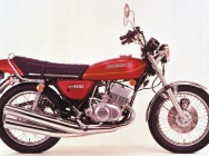 Мотоцикл Kawasaki KH 400 1977 фото