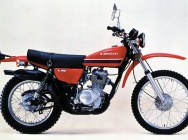 Мотоцикл Kawasaki KL250 1976 фото