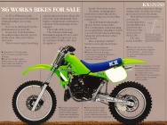 Мотоцикл Kawasaki KX 250 1986 фото