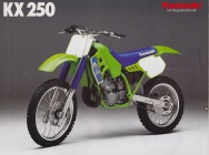 Мотоцикл Kawasaki KX 250 1989 фото