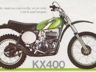 Мотоцикл Kawasaki KX 400 1976 фото