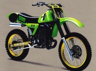 Мотоцикл Kawasaki KX 500 1983 фото