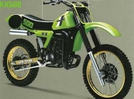 Мотоцикл Kawasaki KX 500 1983 фото