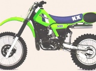 Мотоцикл Kawasaki KX 500 1984 фото