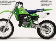 Мотоцикл Kawasaki KX 80 1986 фото