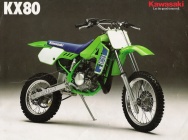 Мотоцикл Kawasaki KX 80 1989 фото