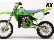 Мотоцикл Kawasaki KX 80 1991 фото