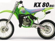 Мотоцикл Kawasaki KX 80 1991 фото