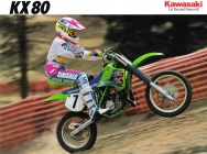 Мотоцикл Kawasaki KX 80 1992 фото