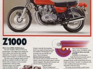 Мотоцикл Kawasaki Z 1000A1 1976 фото