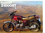 Мотоцикл Kawasaki Z 1000ST 1980 фото