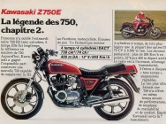Мотоцикл Kawasaki Z 750E 1980 фото