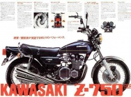 Мотоцикл Kawasaki Z 750F 1977 фото