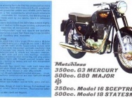 Мотоцикл Matchless G3S Mercury 1962 фото